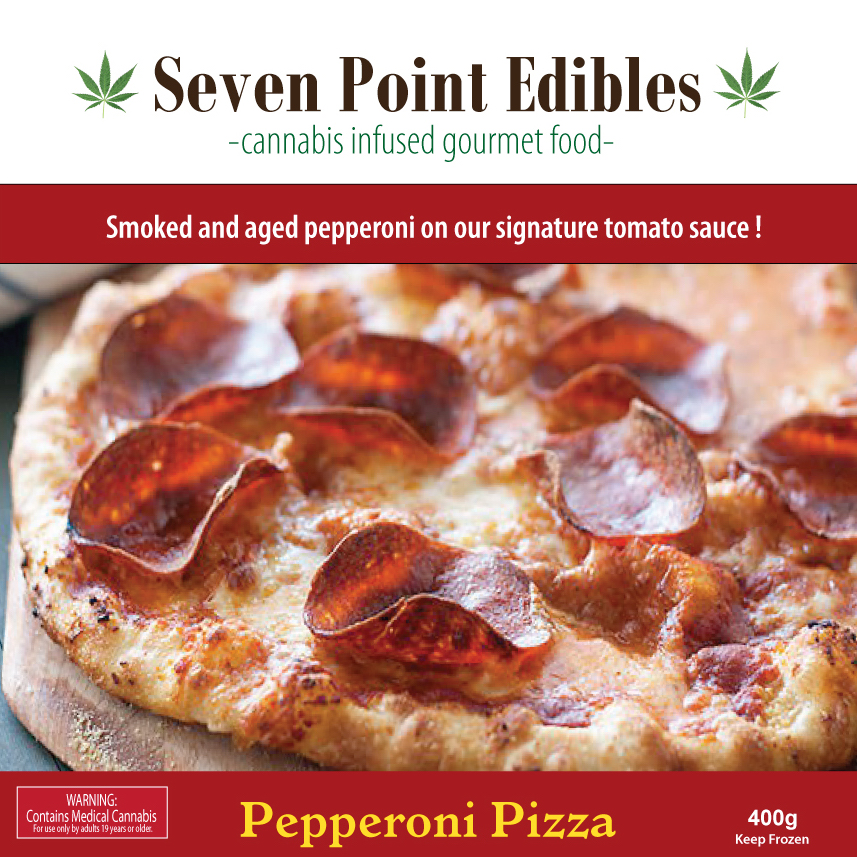 Seven Point Edibles' THC Pizza